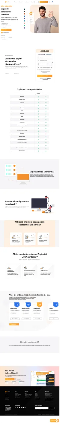 LiveAgent töötab praegu Zopim'i migratsiooniplugina kallal. LiveAgent on 2020. aastal kõige enam arvustusi saanud ja top #1 hinnatud kasutajatoe tarkvara. Ühinege ettevõtetega nagu Huawei, BMW, Yamaha, O2 ja Oxfordi Ülikool.