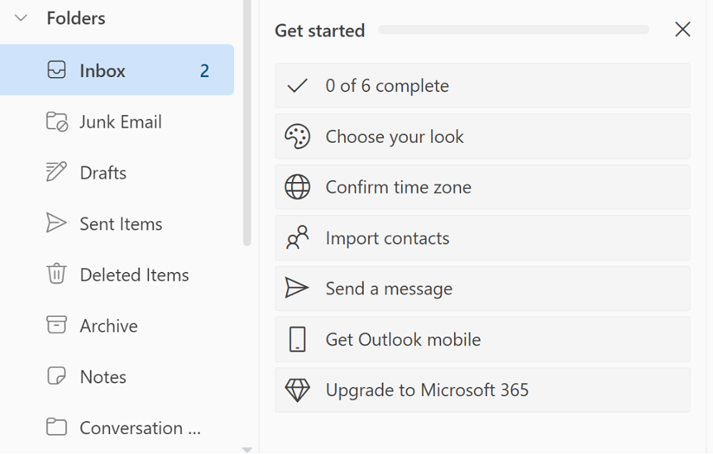 Microsoft365 - alustamisjuhend Outlooki veebirakenduses