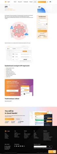 "Application Programming Interface" ehk rakenduse programmeerimise liides on kombinatsioon tööriistadest ja koodidest. Tarkvarad kasutavad API-t selleks, et integreerida teisi rakendusi. API defineserid koostööd.