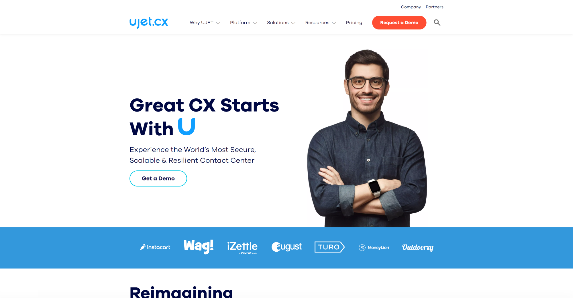 UJET kõnekeskuse tarkvara koduleht