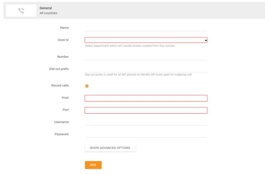 Üldised kõne seaded