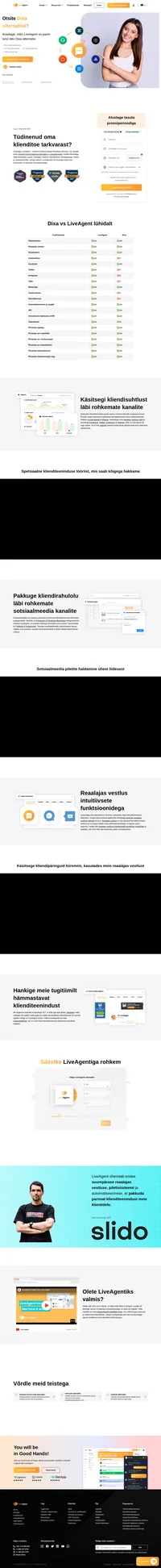 Otsite alternatiivi Dixa'le? Uurige rohkem taskukohase LiveAgenti mitmekanalilise piletisüsteemi ja funktsioonide kohta.