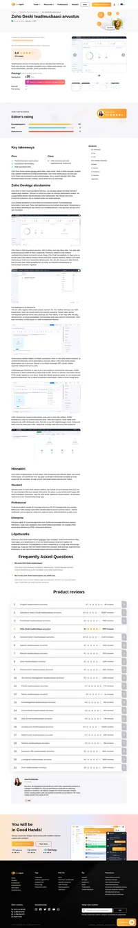 Zoho Desk on tuntud ja populaarne tarkvara, kuid kuidas toimib selle teadmusbaas? Vaadake meie arvustust ja uurige, kuidas sellel meie testides läks.