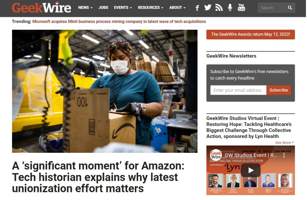 GeekWire koduleht