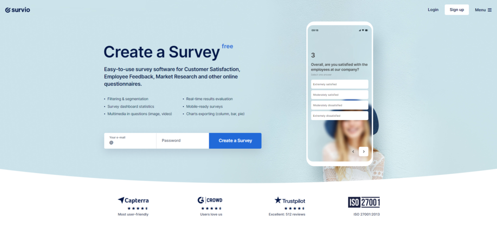 Survio koduleht