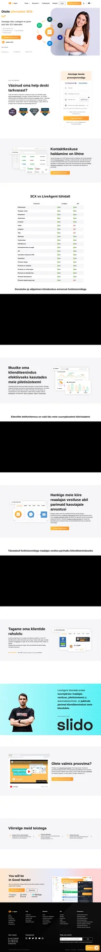 Otsite 3CX-le alternatiivi? Avastage LiveAgent ja vaadake, mis teeb sellest suurepärase kõnekeskuse ja reaalajas vestlustarkvara.