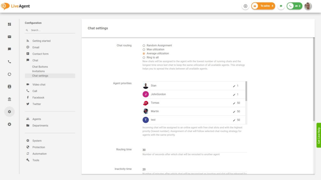 tasuta-klientide-haldamise-tarkvara-vestluse-suunamine-LiveAgent