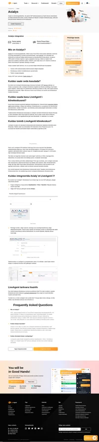 Axialys VoIP pakkuja integreerimine teie LiveAgenti kõnekeskusega on lihtne. See artikkel selgitab teile kõike samm-sammult.