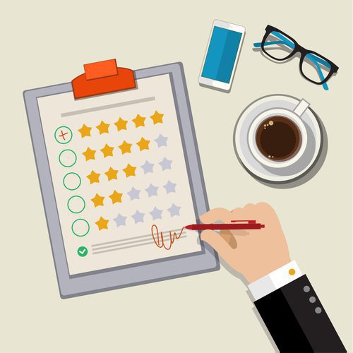 Kliendi tagasiside illustratsioon