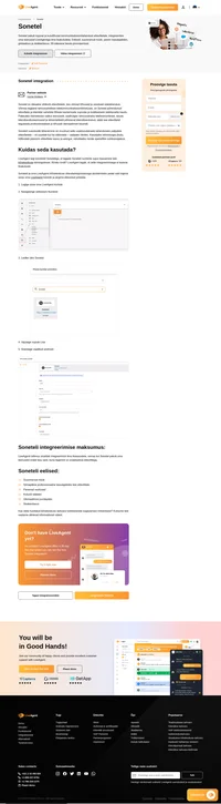 Suurendage tõhusust Sonoteli ja LiveAgenti integreerimisega. Muutke kliendisuhtlus sujuvamaks, jälgige kõnesid ja parandage seeläbi teenuse kvaliteeti ilma suuremate pingutuseta!