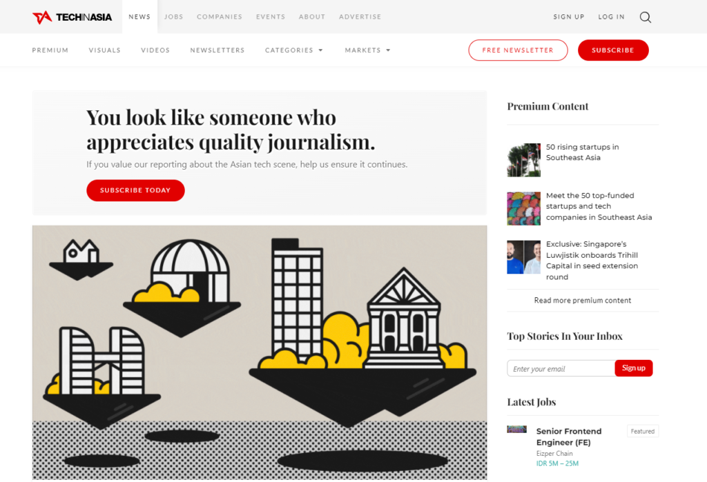 Tech In Asia koduleht