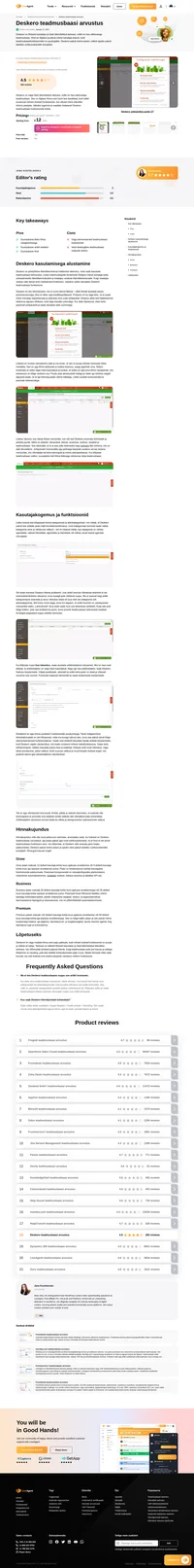 Kas soovite Deskero teadmistebaasi kohta rohkem teada saada? Lugege meie artiklit ja vaadake, kuidas see töötab ja kuidas see meie testides toimis.
