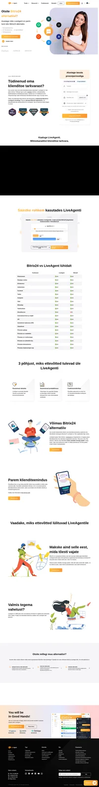 Liveagent on kulutõhusam võrreldes teiste klienditoe lahendustega. Parema klienditoe pakkumiseks leidub LiveAgentil rohkesti tööriistu, funktsioone ja integratsioone. Rohkem kui 175+ tugiteenuse funktsiooniga on tugiteenuste pakkumine käkitegu.