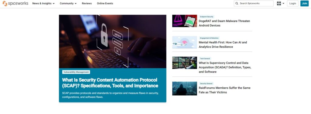 Spiceworksi koduleht, Solarwindsi alternatiiv IT haldamiseks