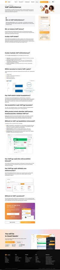 Lisateavet VoIP telefoniteenuse kohta. Professionaalide selgitused aitavad paremini mõista.