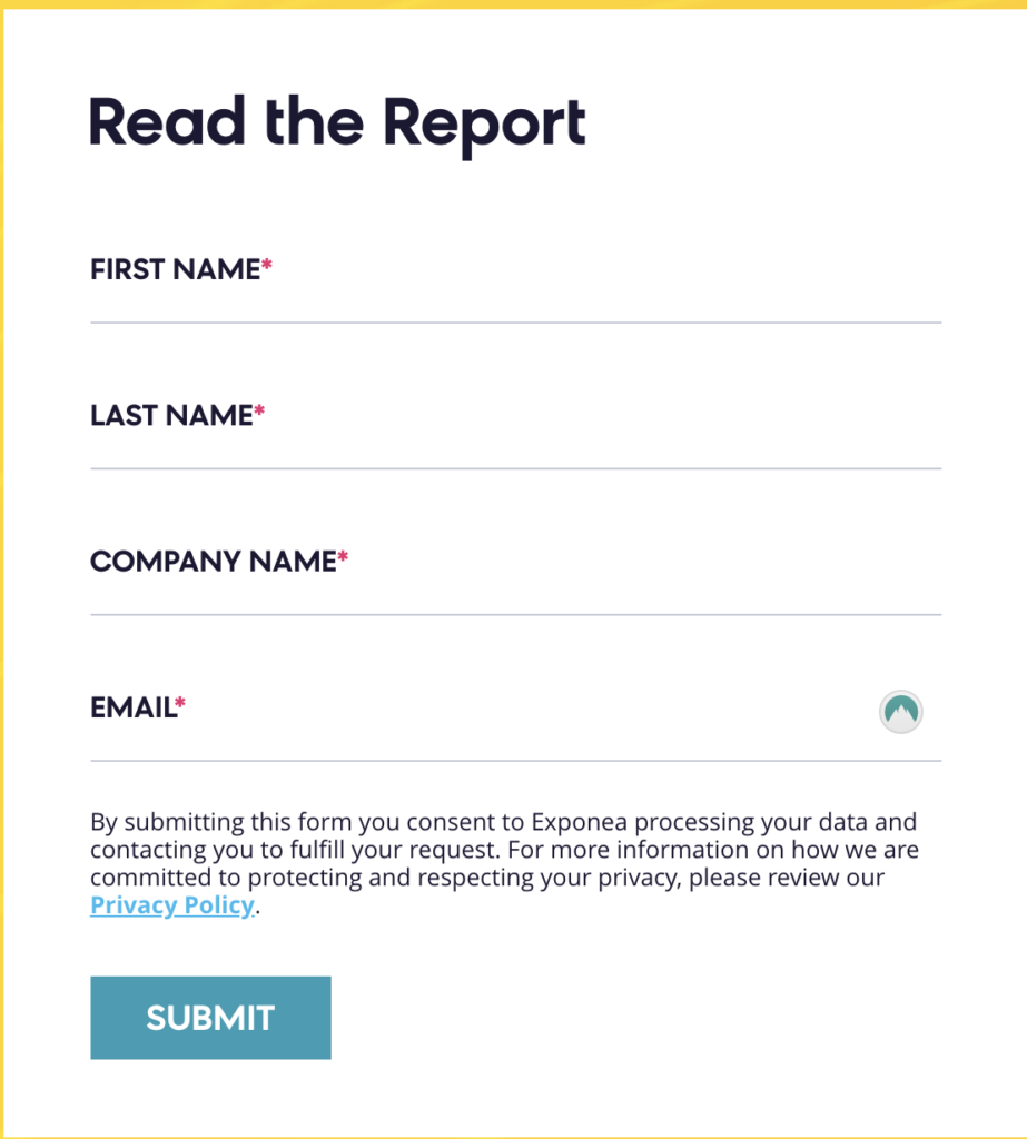 Exponease piiratud aruanne