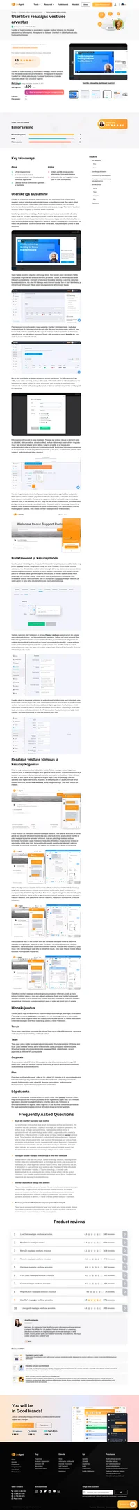 Tulge üle suurepärasele reaalajas vestluse tarkvarasse, millel on mitmekanaliline piletisüsteem. Täiendage oma kliendituge e-kirja, sotsiaalmeedia ja palju muuga.