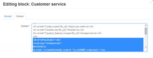 cs-cart-liveagent-integration cs-cart LiveAgent integration