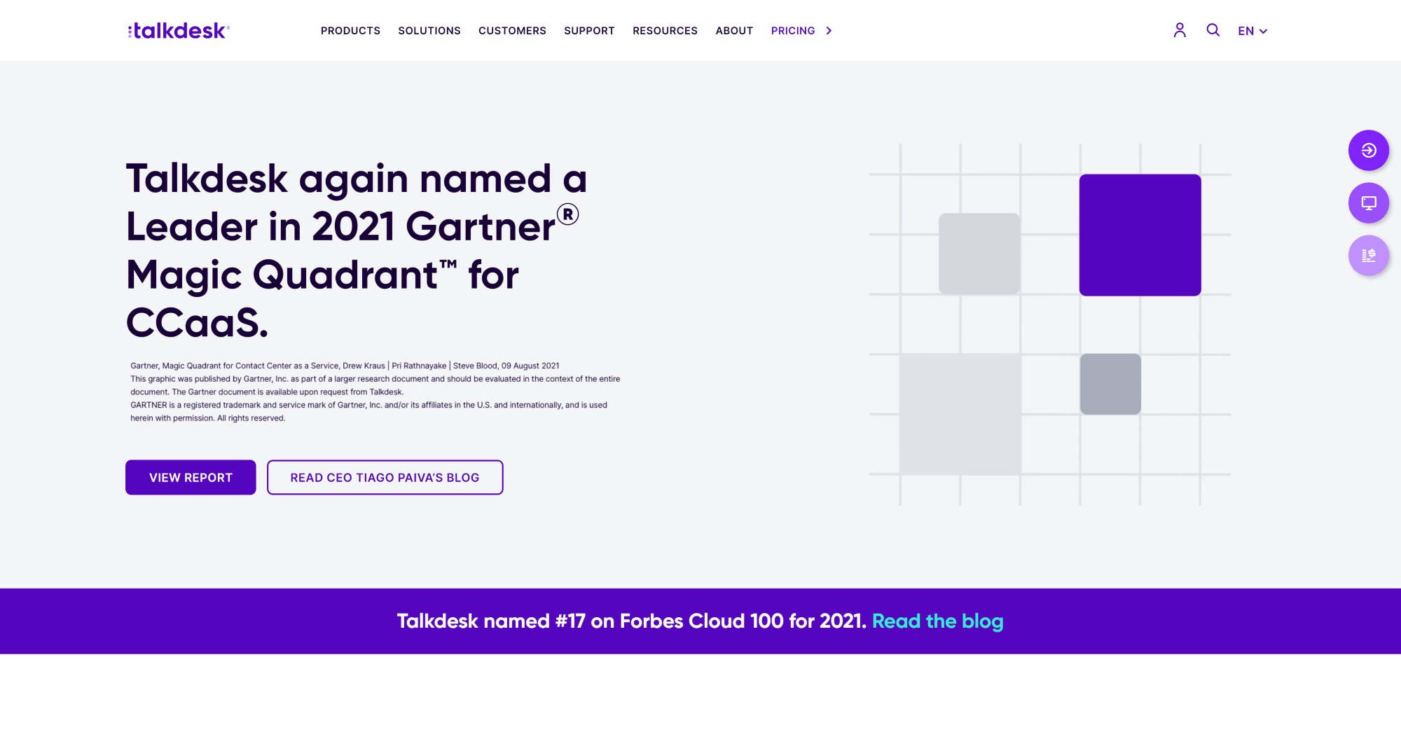 Talkdeski kõnekeskuse koduleht