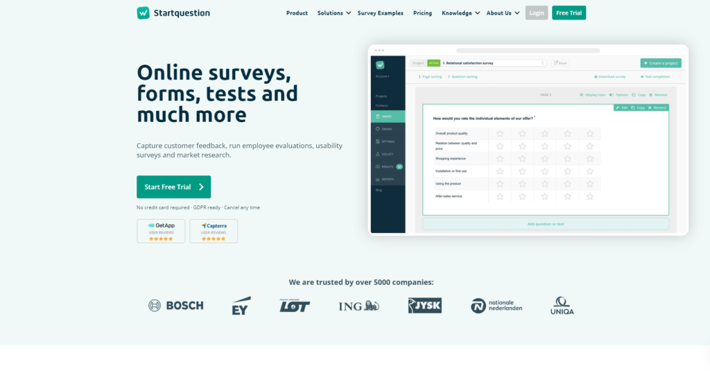 Startquestioni koduleht