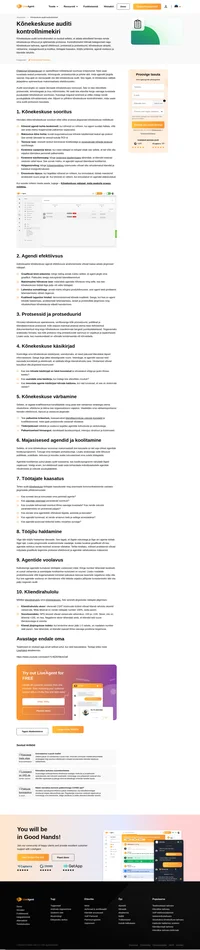 Soovite teada, kuidas teha kõnekeskusele auditit? Allpool on kõnekeskuse auditi kontrollnimekiri, mida saate oma auditi protsessis kasutada.