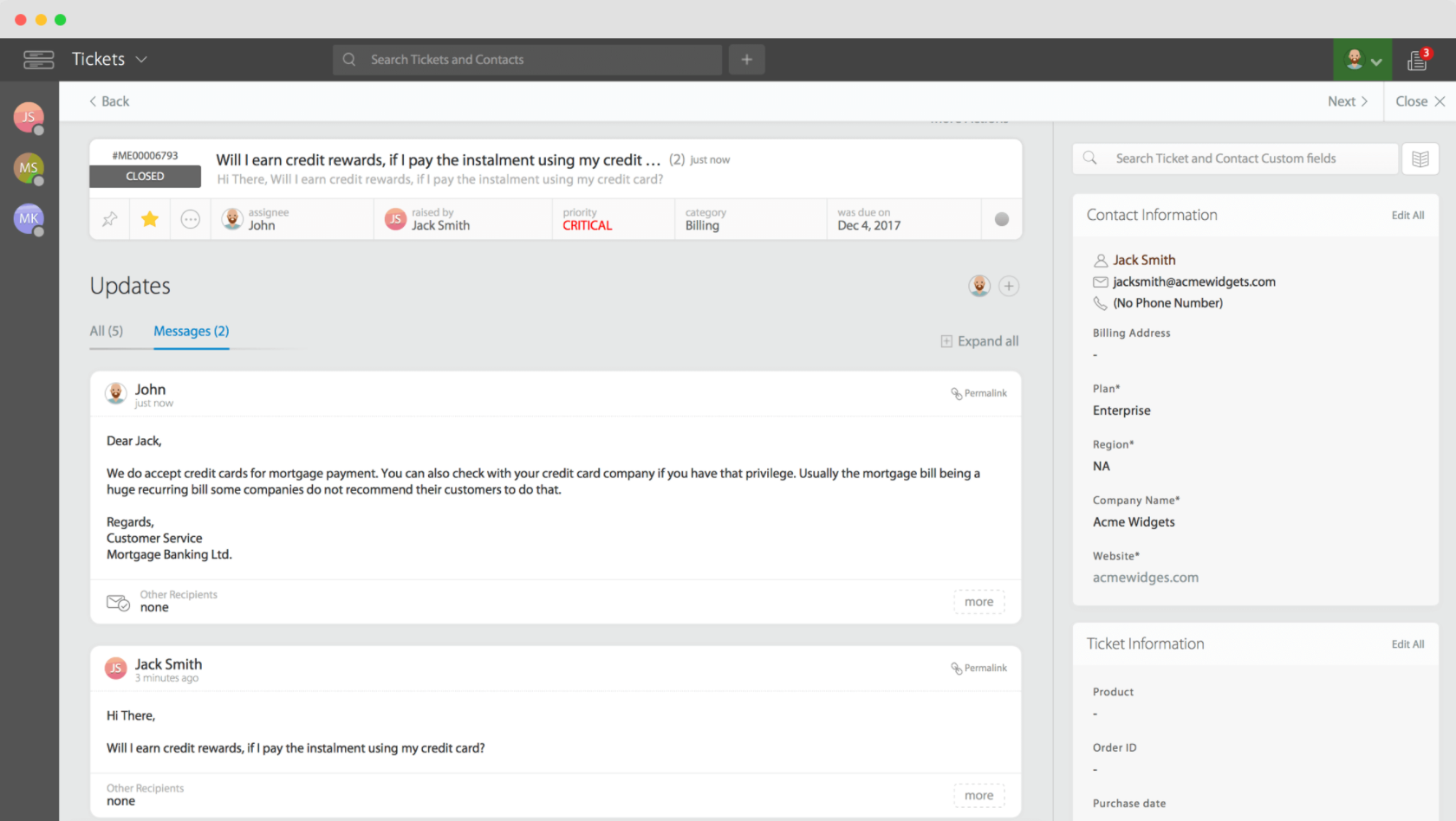 HappyFox sedelid ja kontaktid