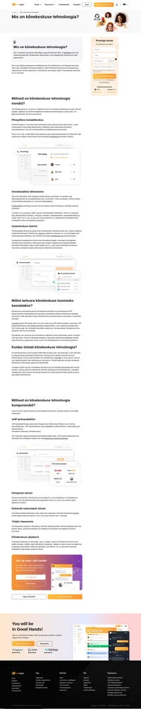 Uurige kõnekeskuse tehnoloogia lisateavet. Professionaalide selgitused annavad põhjaliku arusaama.