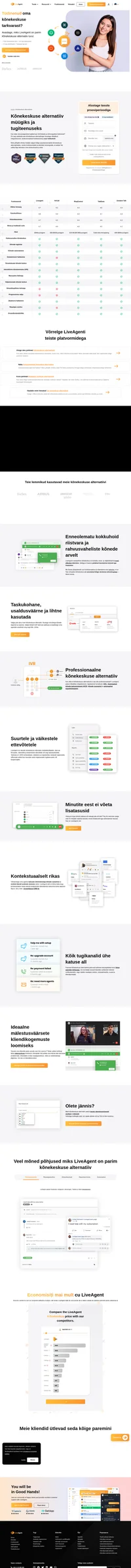 Vaadake üle parimad kõnekeskuse alternatiivid aastal 2024 hinna, funktsioonide, funktsionaalsuse ja Capterra ning G2 klientide arvustuste ja muu põhjal!