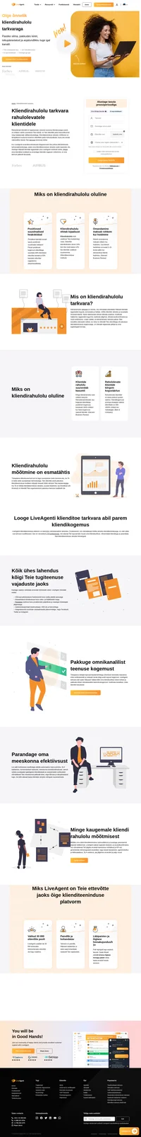 Suurendage oma klientide rahulolu LiveAgenti ja selle sisseehitatud kliendirahulolu tarkvara mõõtmise tööriista Nicereply abil.