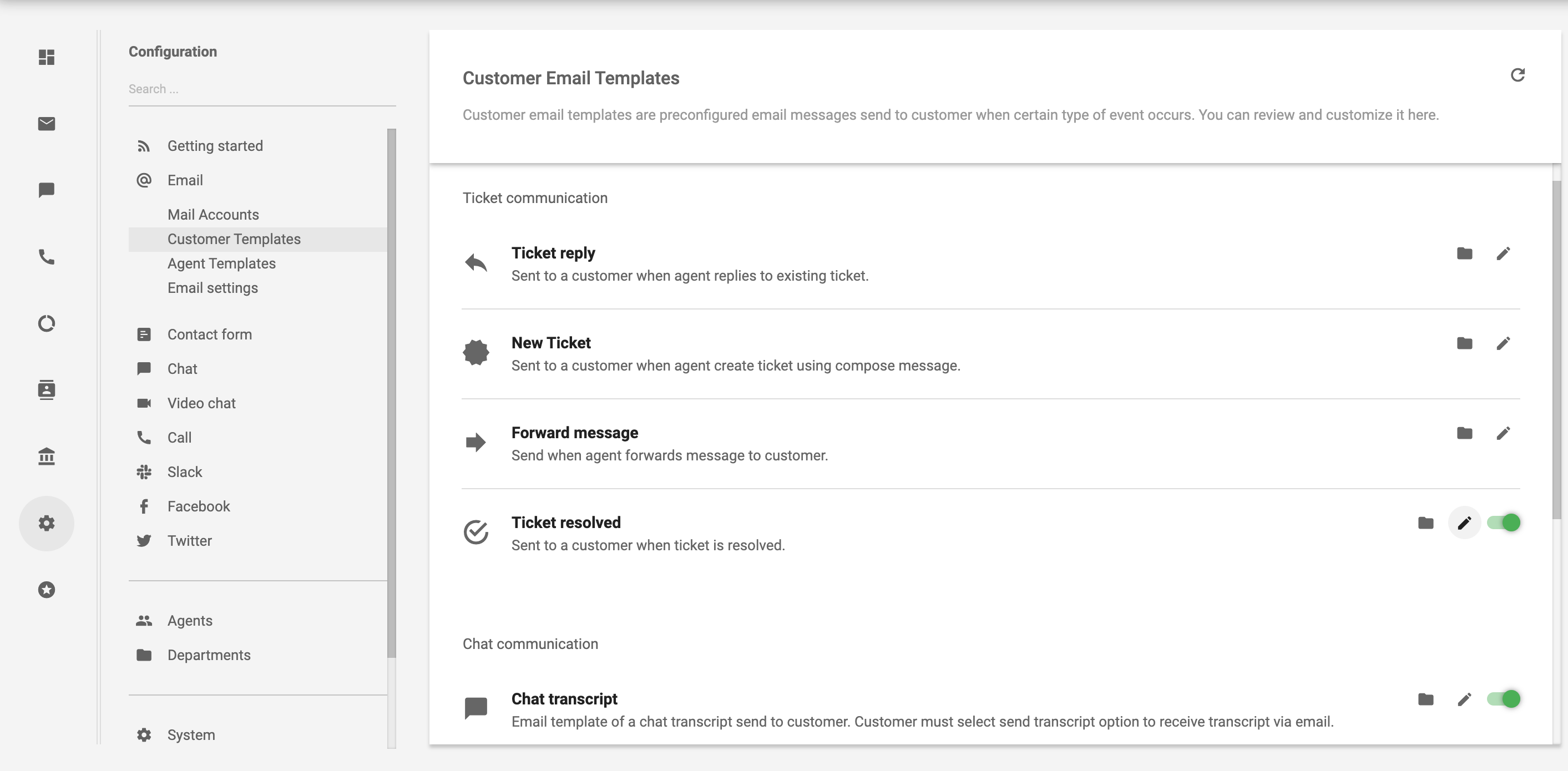 sales automation email process in LiveAgent