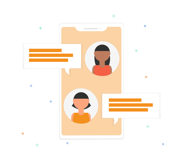 klienditeeninduse tarkvara-illustratsioon