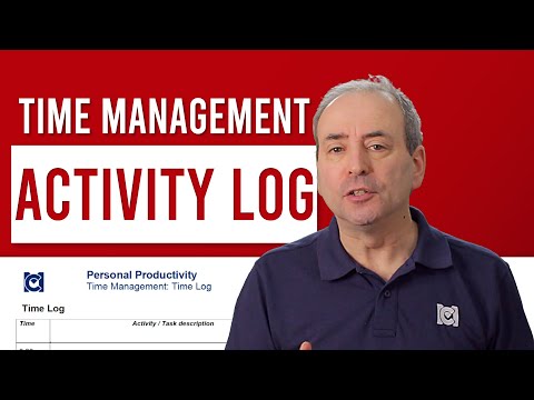 Youtube video: Activity Log: Logging Your Time and Activities
